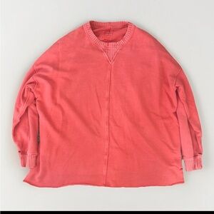 Aerie Coral Crew Neck Sweater